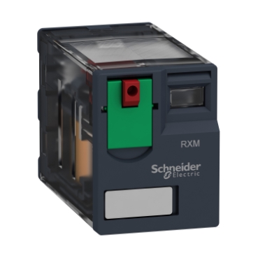 SCHNEIDER ELECTRIC RXM4AB1P7 Harmony, Miniature plug-in relay, 6 A, 4 CO, with l