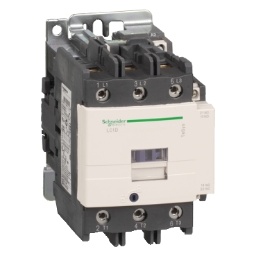 SCHNEIDER ELECTRIC LC1D80U7 Contactor 3P(3 NO) - AC-3 - 440 V 80 A - 240VAC Coil
