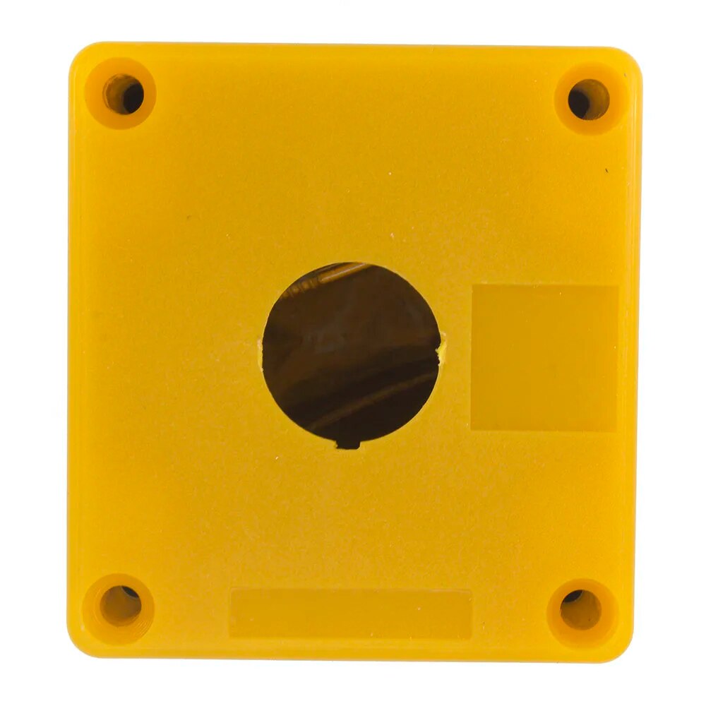 INDUSMART JL-BX1-22MM  Enclosure Box, 1 Hole, Yellow