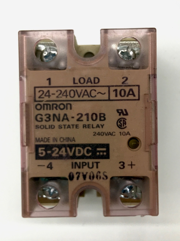 OMRON G3NA-210B Solid State Relay, Hockey Puck, SPST-NO, 10 A