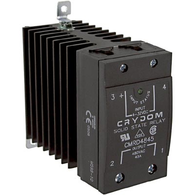 CRYDOM CMRD4845 Solid State Relay 530VAC 45A , 3-32VDC