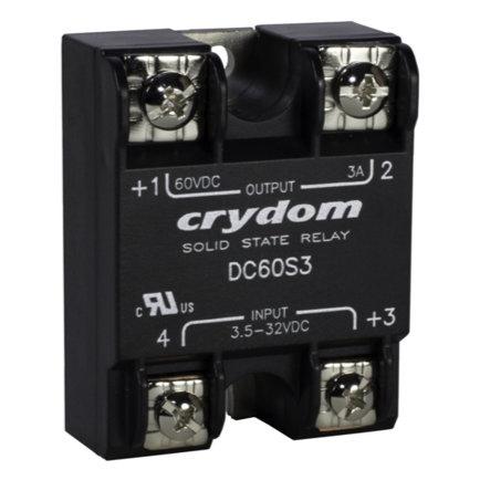 CRYDOM DC60S3 Solid State Relay, 3 A, 60 VDC