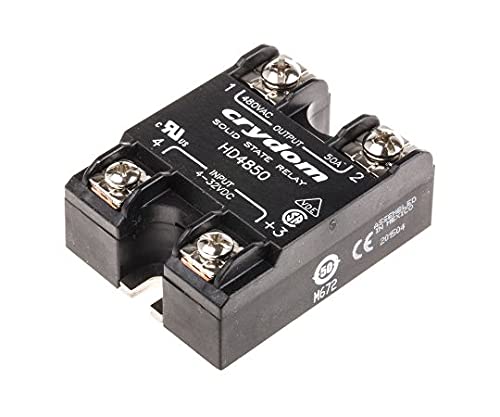 CRYDOM HD4850 Solid State Relay 4 to 32V DC, 48 to 530V AC, 50 A