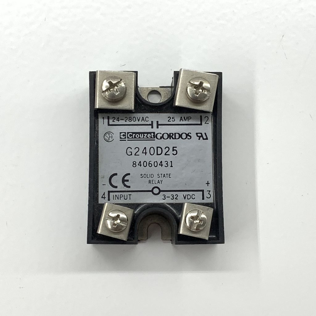 CROUZET G240D25 Solid State Relay 25 Amp 24 to 280VAC