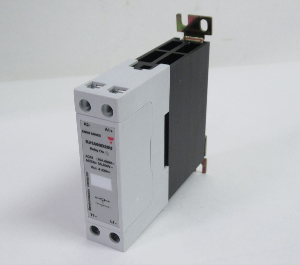 CARLO GAVAZZI RJ1A60A20U Relay, SSR, 600 VAC, 4-32 VDC, 20 A, SOLITRON MINI with