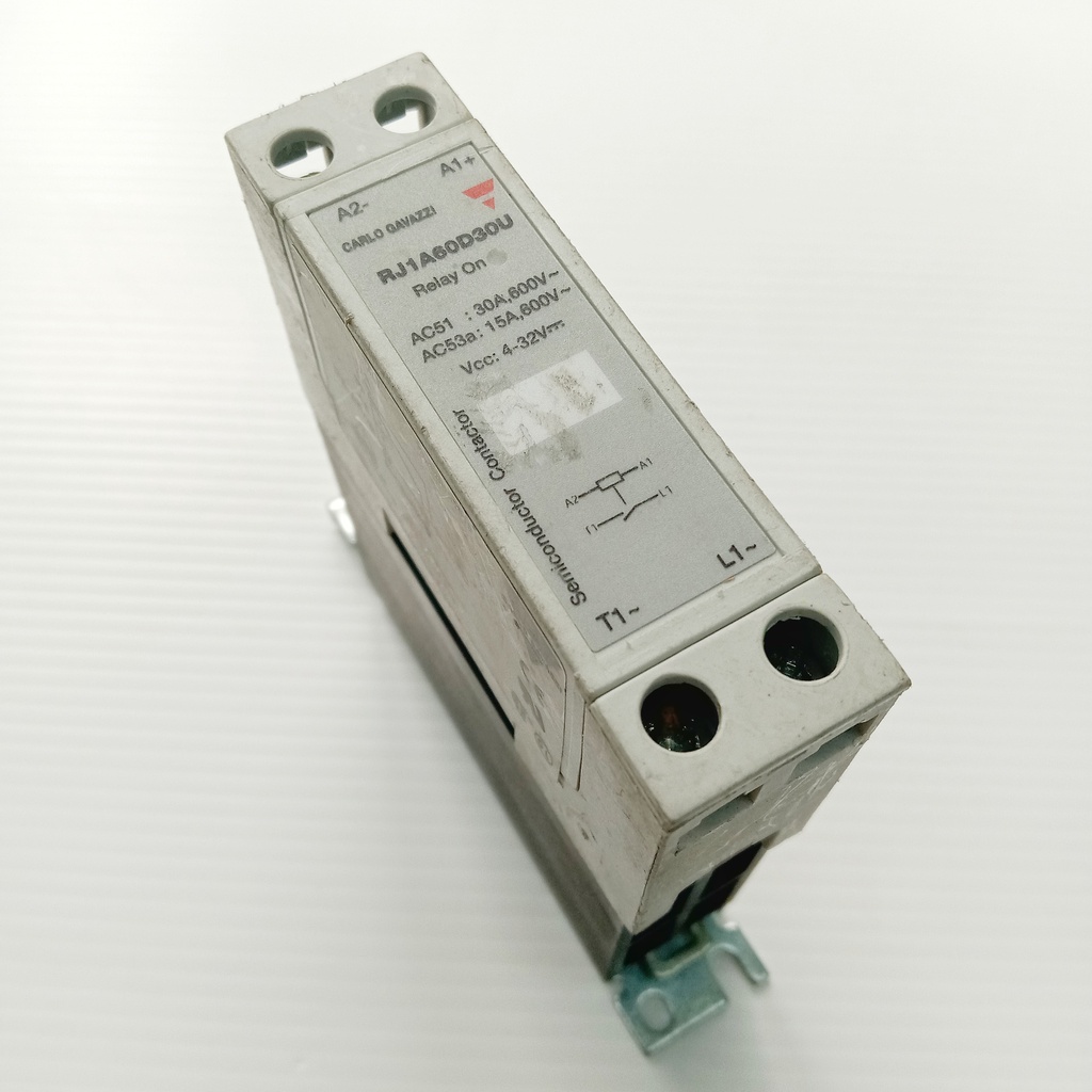 CARLO GAVAZZI RJ1A60D30U SSR, DIN RAIL MOUNT, 660VAC, 32VDC, 30A