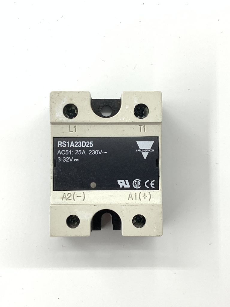 CARLO GAVAZZI RS1A23D25 Solid State Relays - Industrial Mount SSR ZS 230V 25A 4.