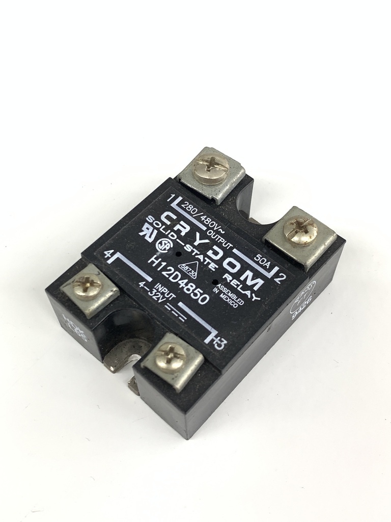 CRYDOM H12D4850 Solid State Relays - Industrial Mount 50A 480VAC DC