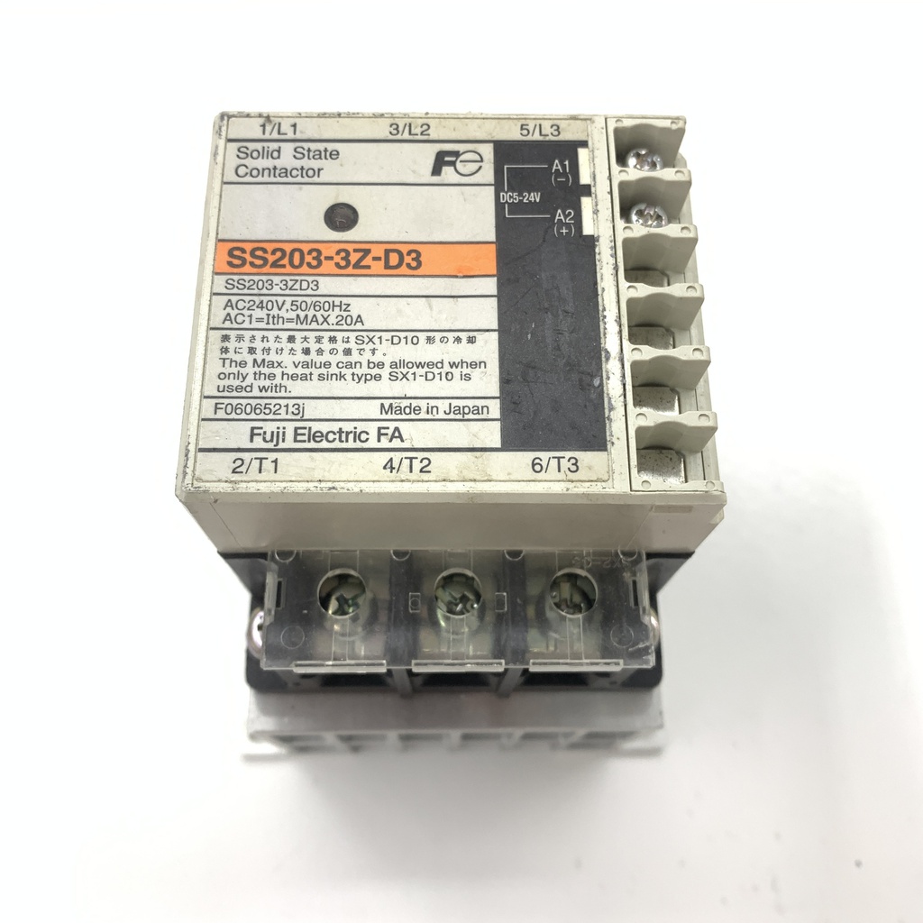 FUJI ELECTRIC SS203-3Z-D3 Fuji Electric SS203-3Z-D3 Solid State Contactor