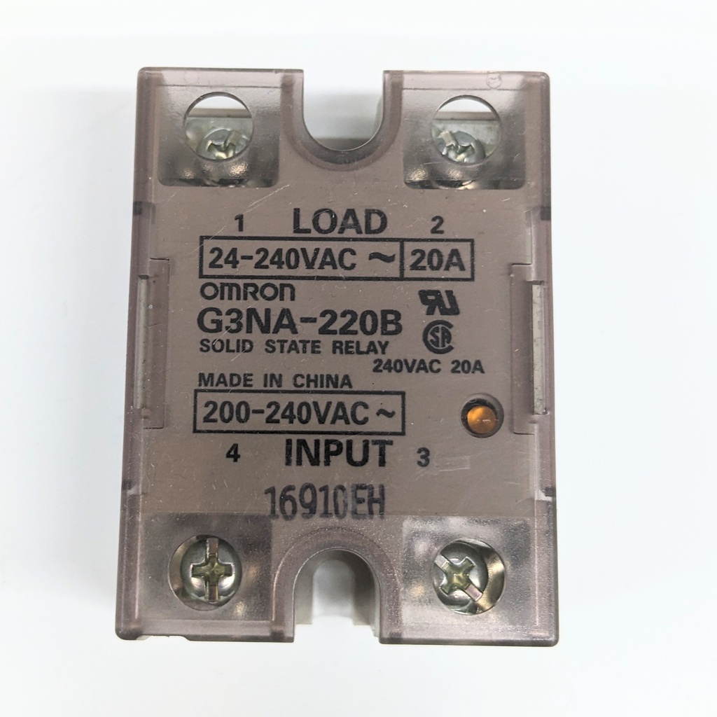 OMRON G3NA-220B-UTU 100-240VAC Solid state relay 20 A, 24 to 240 VAC