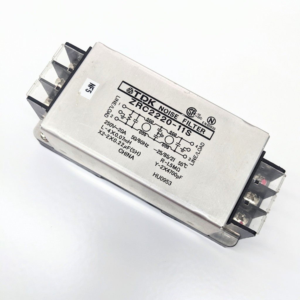TDK ZRC2220-11S Power Line Filters 250V, 60HzHz
