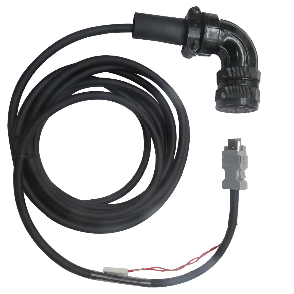 INOVANCE S6-L-B108-3.0 Power Cable for MS1H1/4 Servo Motor 3 Meter Long with Brake
