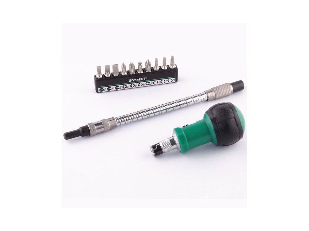 PRO'SKIT 1PK-201 Flexiable Ratchet Screwdriver Set