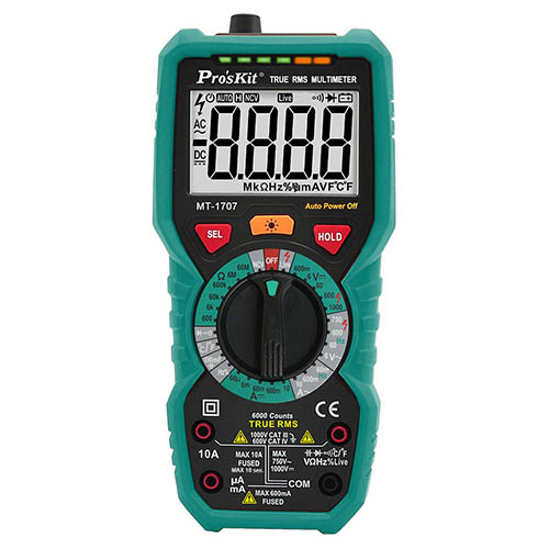 PRO'SKIT MT-1707  3-5/6 True Rms Multimeter