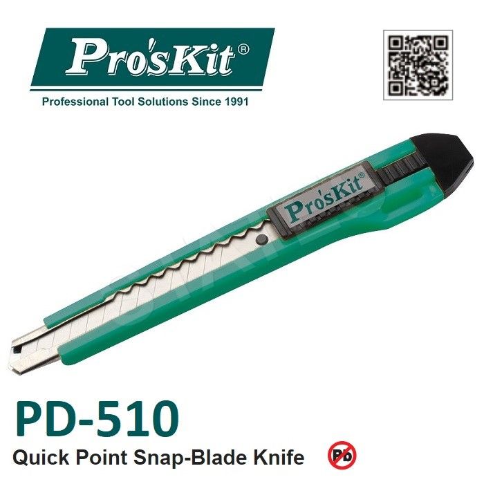 PRO'SKIT PD-510  Quick Point Snap-Blade Knives