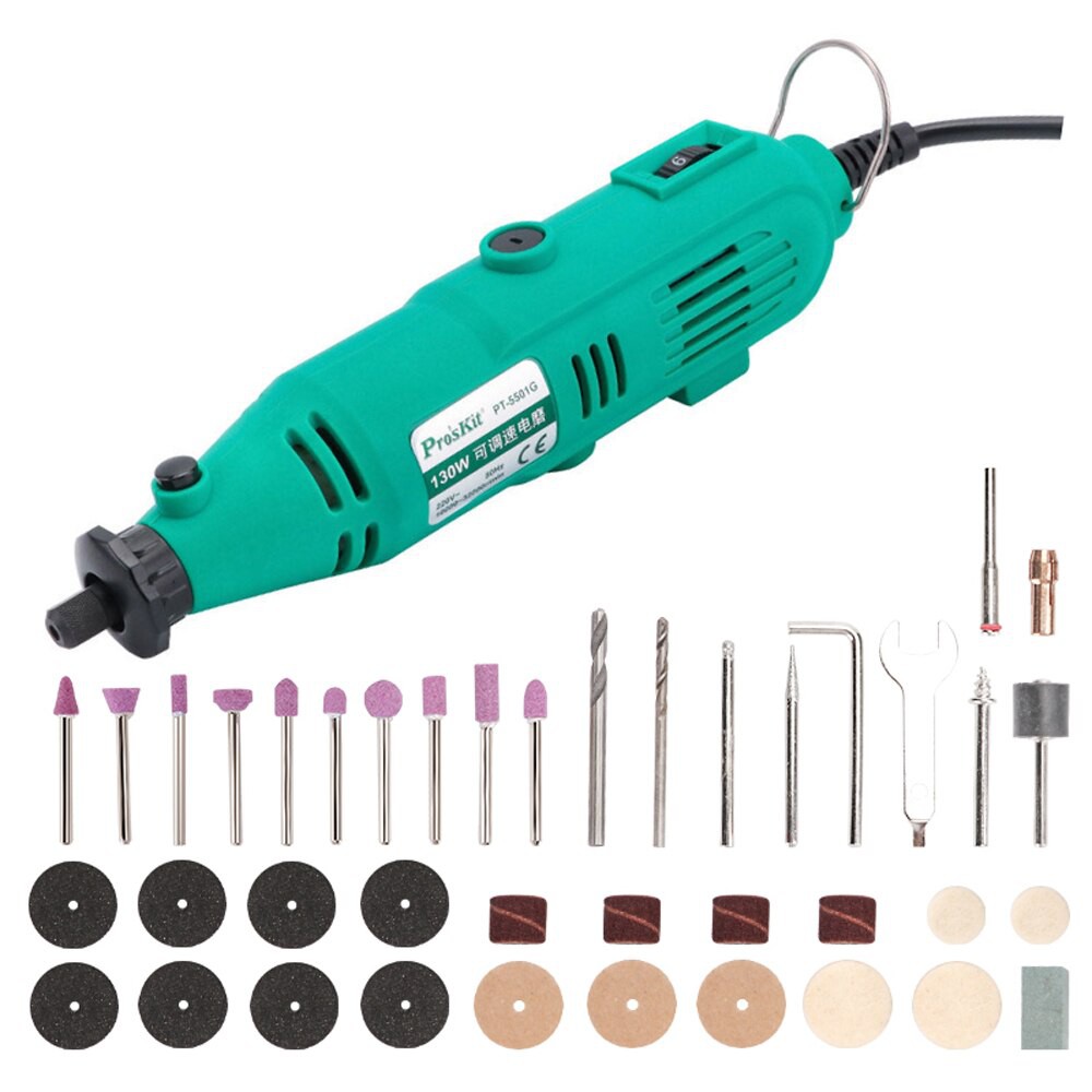 PRO'SKIT PT-5501I Variable Speed Rotary Tool Kit