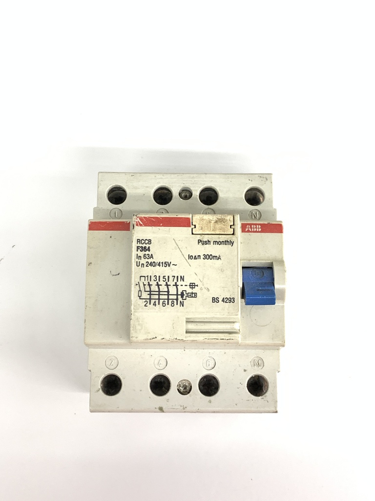 ABB F364-63/0.3 Residual Current-operated Circuit Breakers F 360 and F 370 Range