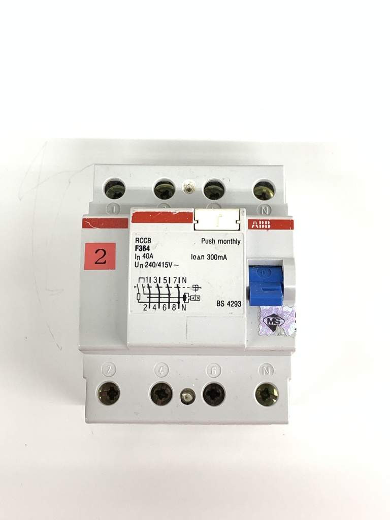 ABB F364-40/0.3 Residual Current-operated Circuit Breakers F 360 and F 370 Range