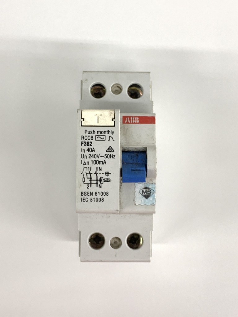 ABB F362-40/0.1 Residual Current-operated Circuit Breakers F 360 and F 370 Range