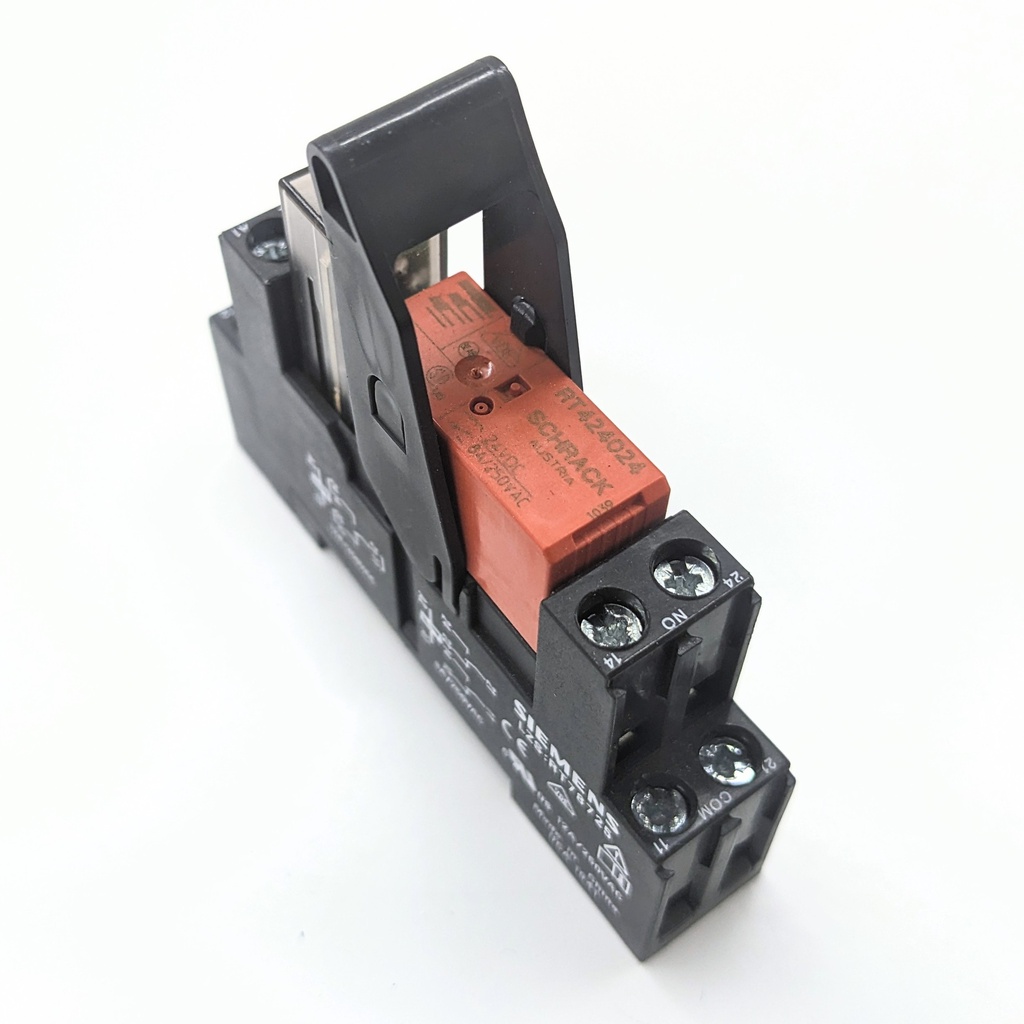 SCHRACK RT424024[2] General Purpose Relays DPDT 8A 24VDC PCB