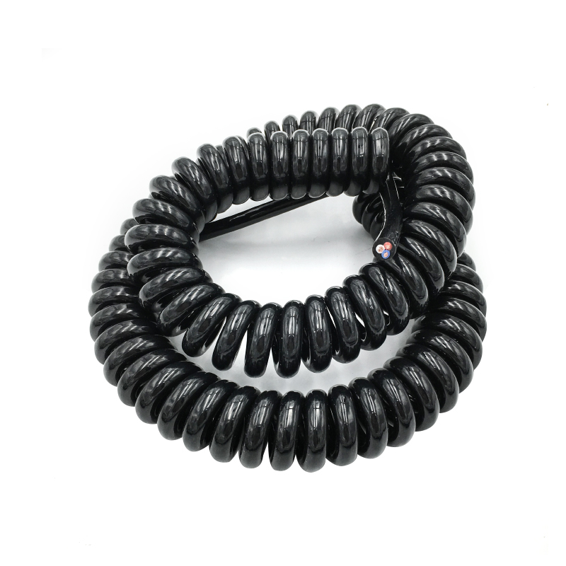 INDUSMART PU Spindle Coil Cable (3 Core / 0.5Mm / 2 Meter)
