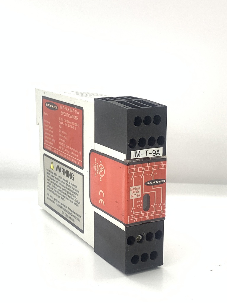 BANNER IM-T-9A IM-T SERIES INTERFACE SAFETY RELAYS