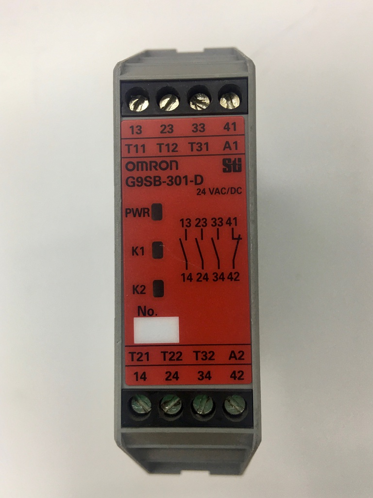 OMRON G9SB-301-D Safety Relay; G9SB;IN: 1; DIN; -25�55�C