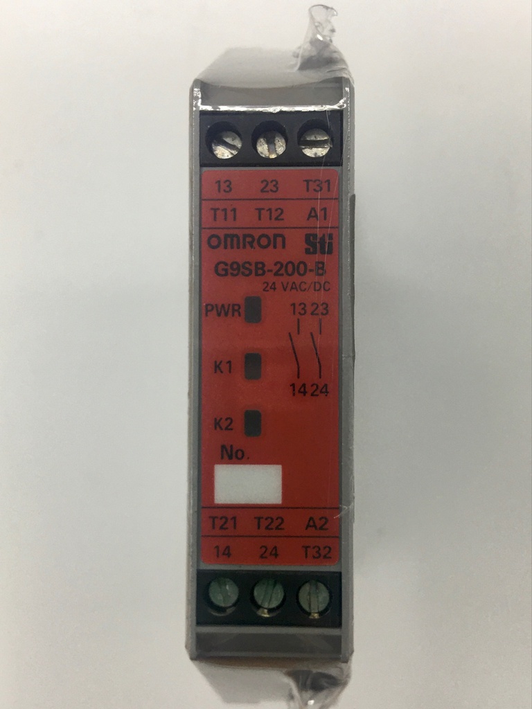 OMRON G9SB-200-B Safety Relay - Dual Channel With 2 Safety Contacts