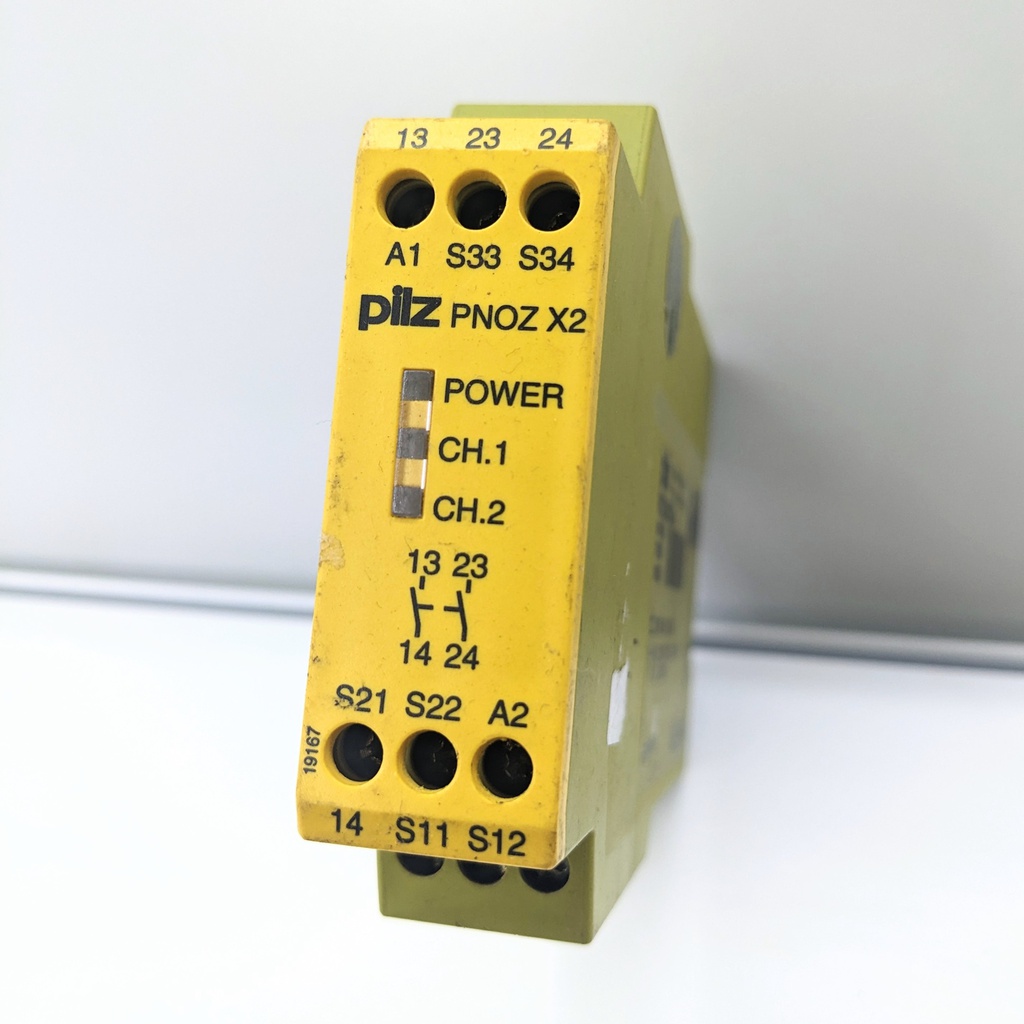 PILZ PNOZ X2 Safety Relay 24 V, DPST-NO, PNOZ X2.1,6 A