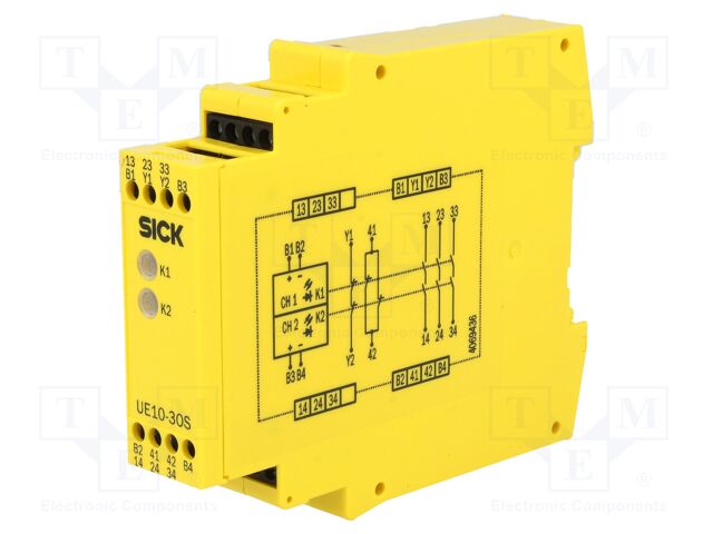 SICK UE10-30S2D0  Safety Relay, Fixed Scrw Term