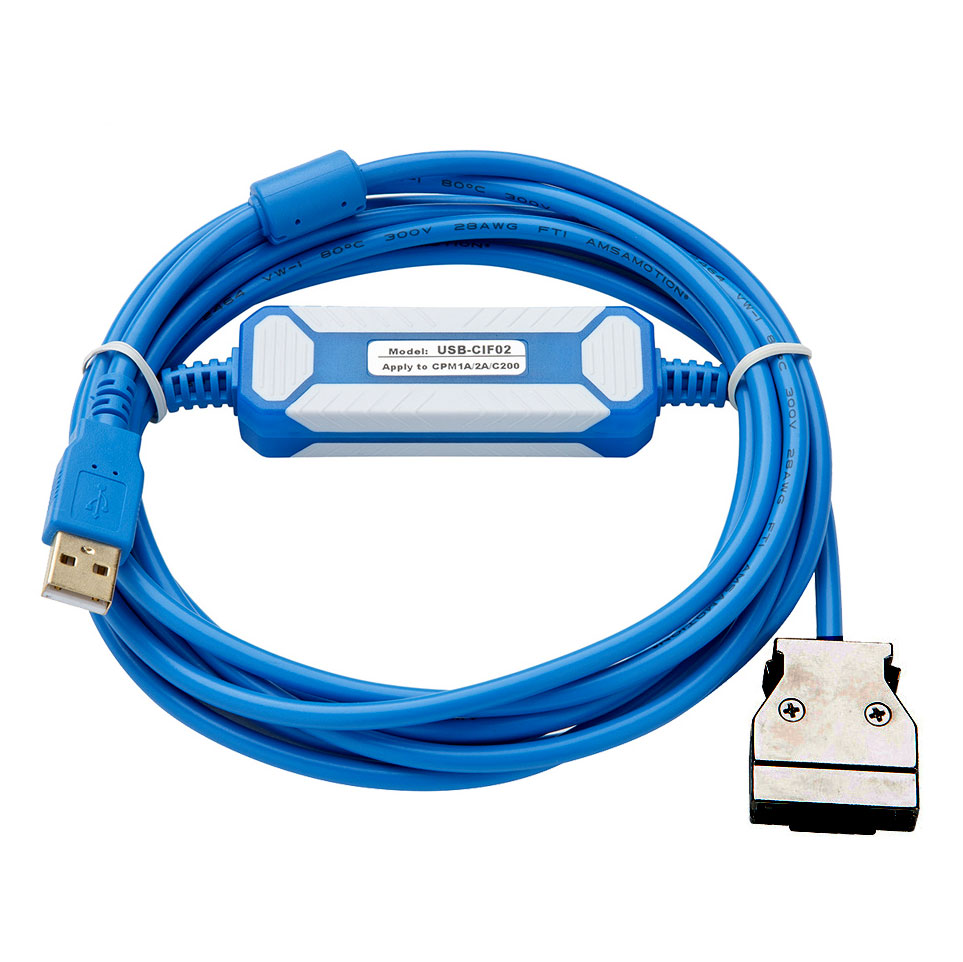 AMSAMOTION USB-CIF02-AMSAMOTION  Adapter USB PLC Programming Cable