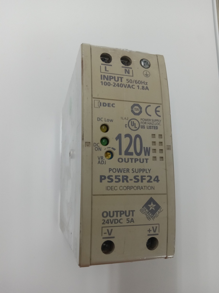 IDEC PS5R-SF24 POWER SUPPLY (24VDC / 5A)