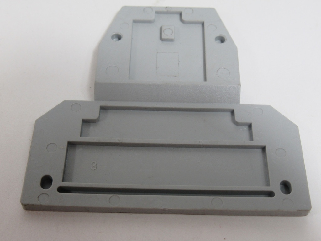 WDIR D-WUKK3/5 TERMINAL BLOCK END PLATE DOUBLE LAYER