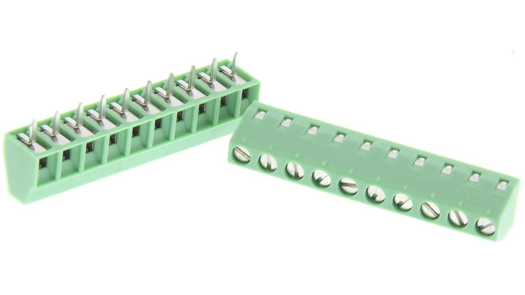 INDUSMART 3.81-10P (SET) MINI GREEN CONNECTOR