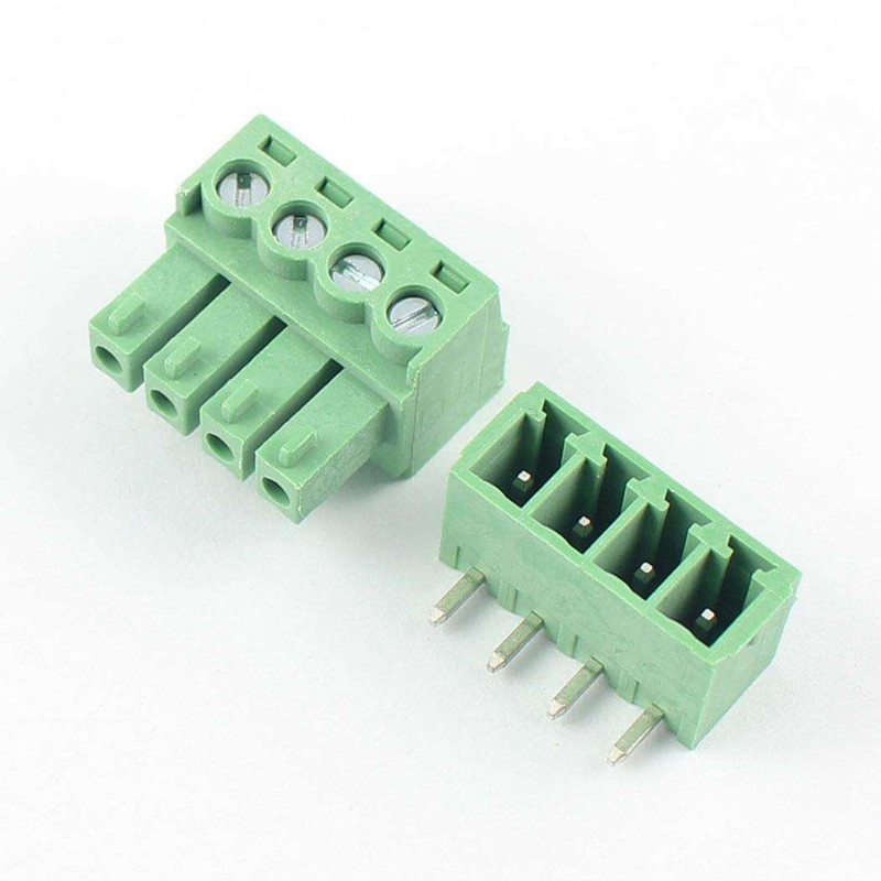 INDUSMART 3.81-4P (SET) MINI GREEN CONNECTOR