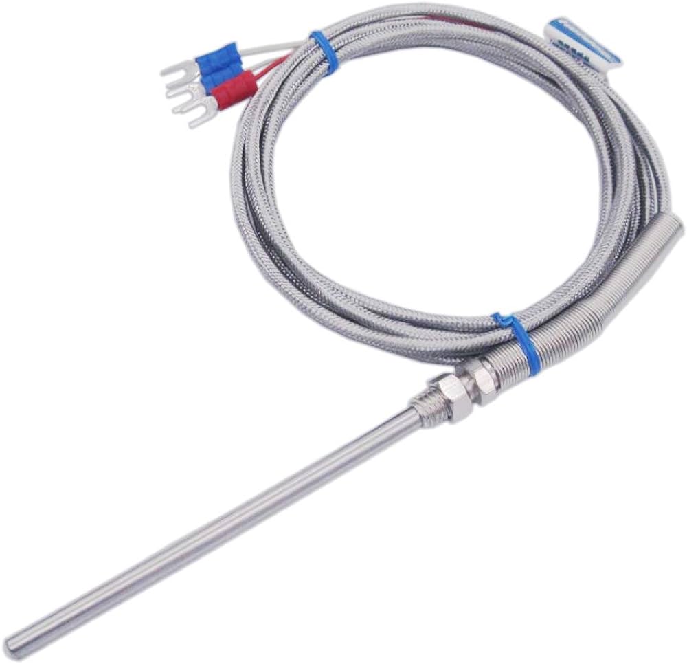 INDUSMART PT-100 5-100mm(2m)THERMOCOUPLE METAL CABLE