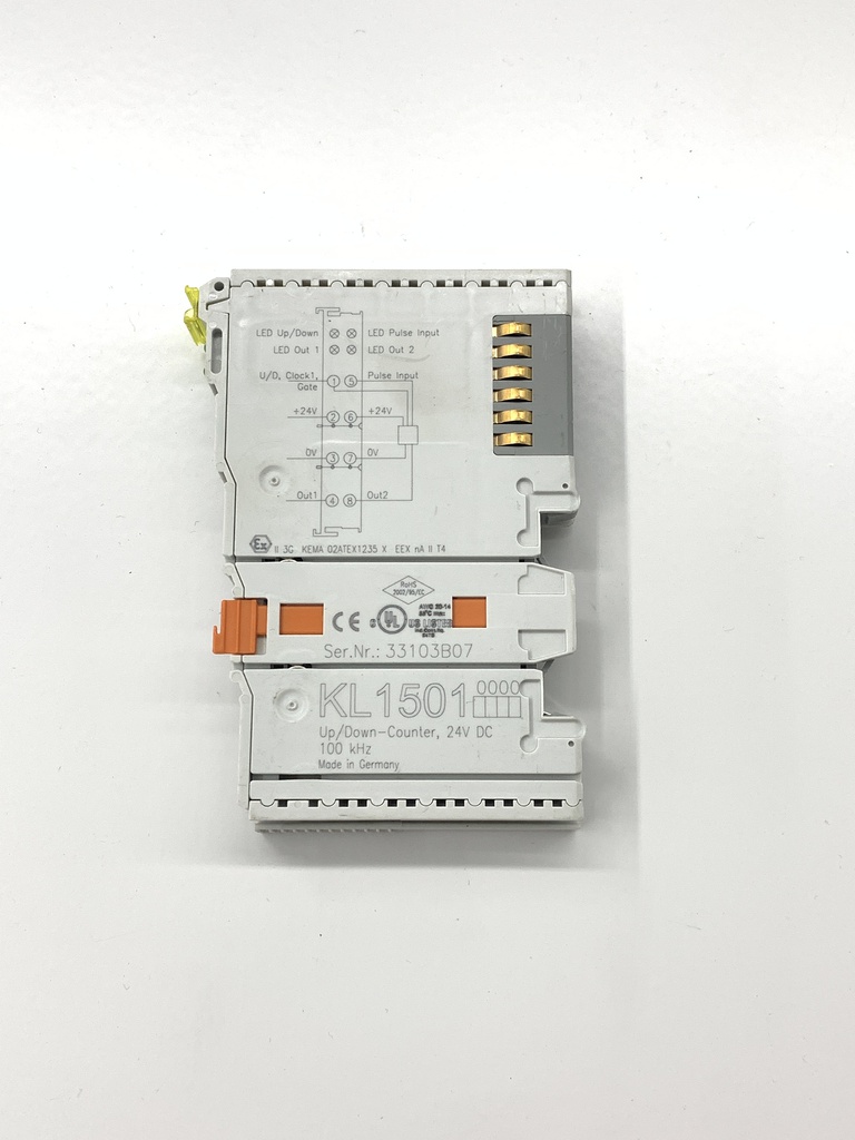 BECKHOFF KL1501 Bus Terminal, 1-channel digital input, counter, 24 V DC, 100 kHz