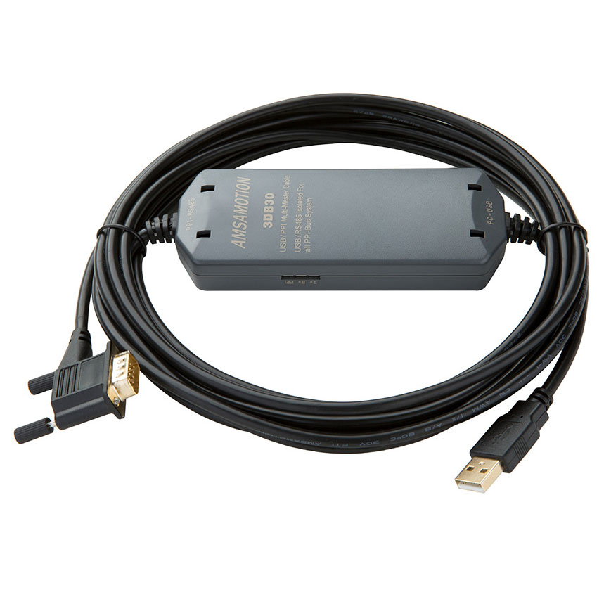 AMSAMOTION USB-PPI SIEMENS S7-200 USB TO RS485 ADAPTER