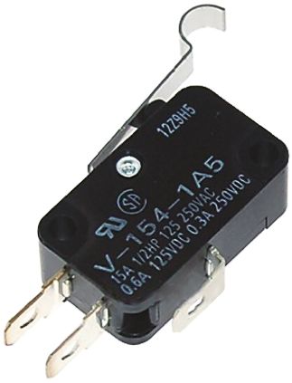 OMRON Micro Switch V-154-1C25 (Curve Lever)