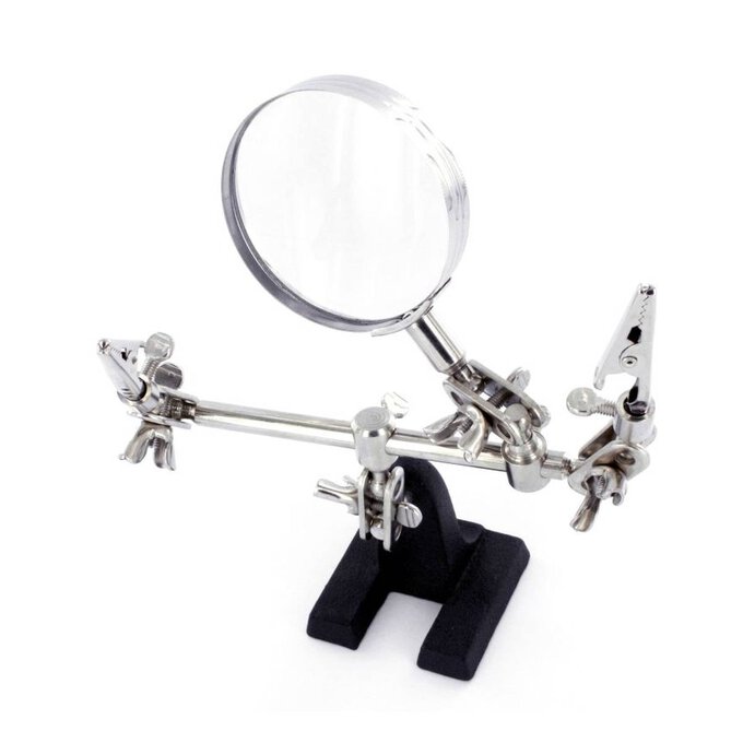 INDUSMART Helping Hand With Magnifier JM501