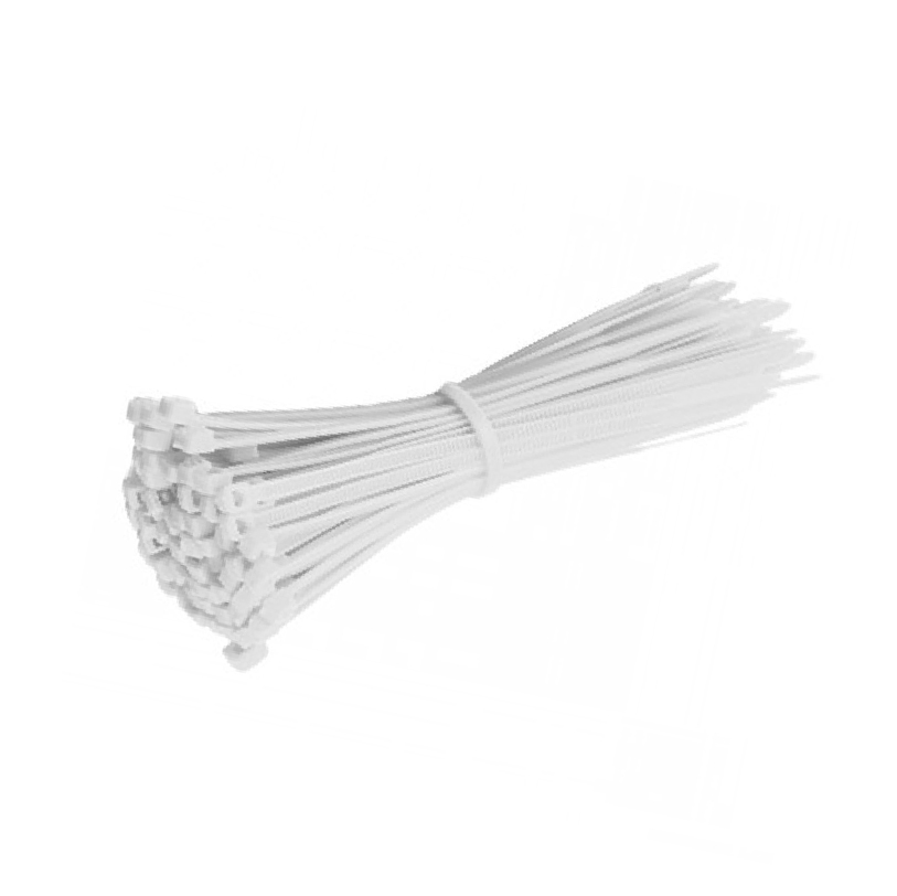 INDUSMART CableTie-8"-White-INDUSMART-100PCSPERPACK  Cable Tie
