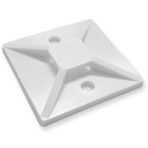 INDUSMART CableTieBase-28x28mm-White-INDUSMART-10PCSPERPACK  Cable Tie Base