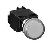 IDEC YW1P-1BEQ0PW  22mm YW MARKING TYPE PILOT LIGHT w/o LED PURE WHITE