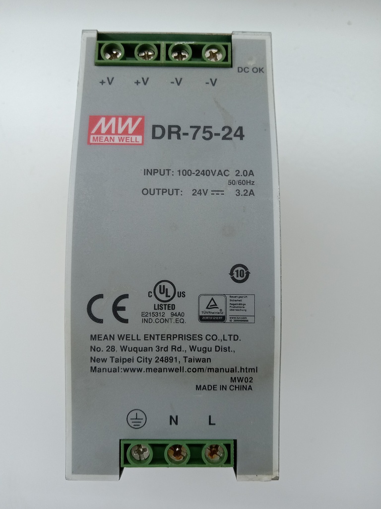 MEANWELL DR-75-24 POWER SUPPLY (DC24V / 3.2A)