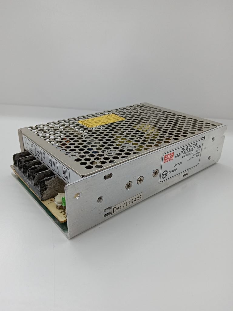 MEANWELL S-50-24 POWER SUPPLY (I/P: AC100~240V O/P: DC24V/2.1A)