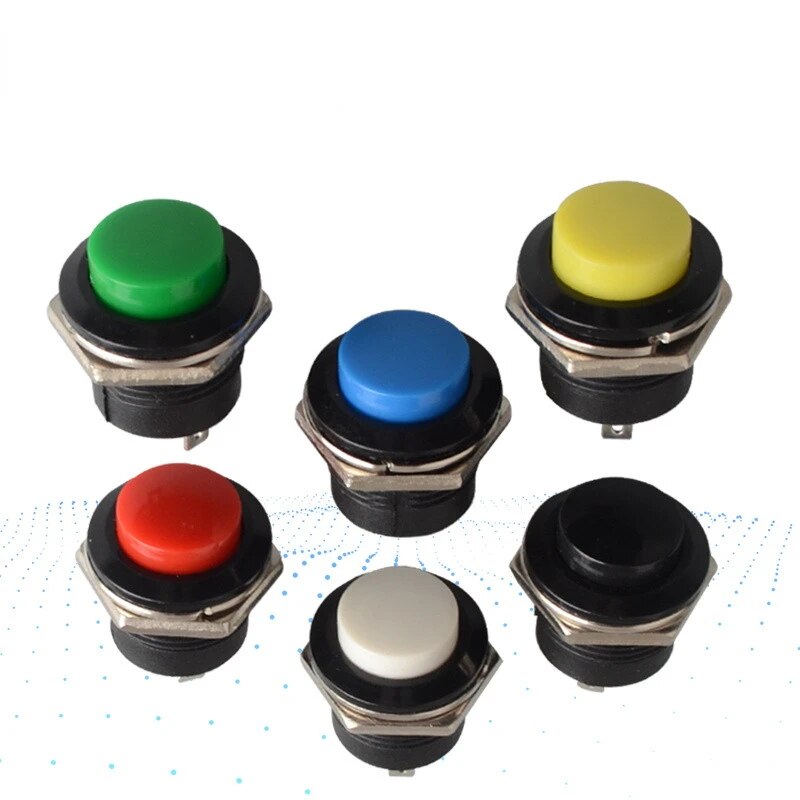 INDUSMART 7mm PUSH BUTTON SWITCH RED