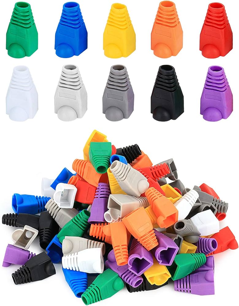 RJ45 RUBBER COVER BLUE