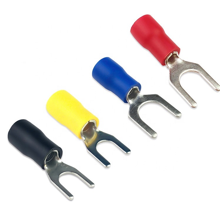 KST SV5-5 VINYL-INSULATED SPADE TERMINAL 2.5-6.0MM-20Pcs