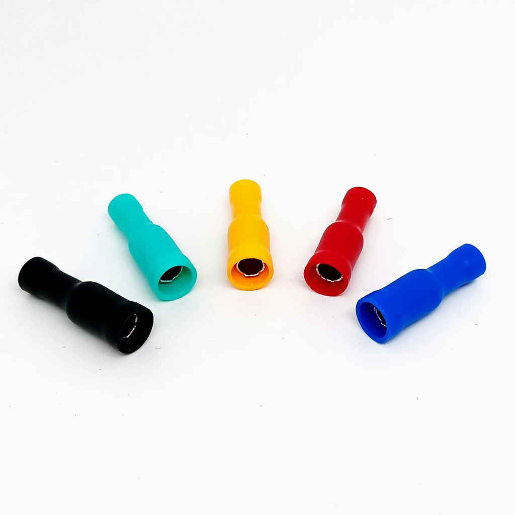 [SET] NICHIFU PC-2005F INSULATED FEMALE CRIMP BULLET CONNECTOR 20PCS