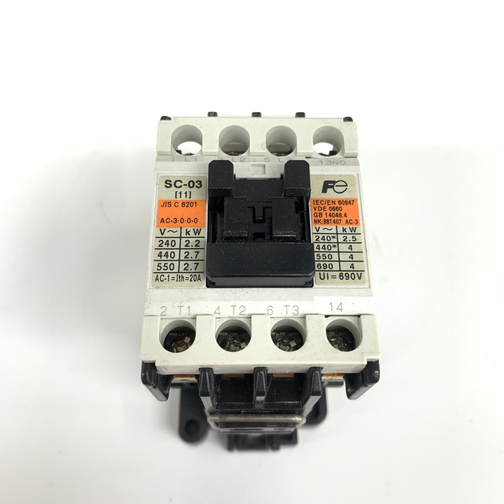 FUJI ELECTRIC SC-03 Magnetic Contactor VAC220-280 50/60Hz